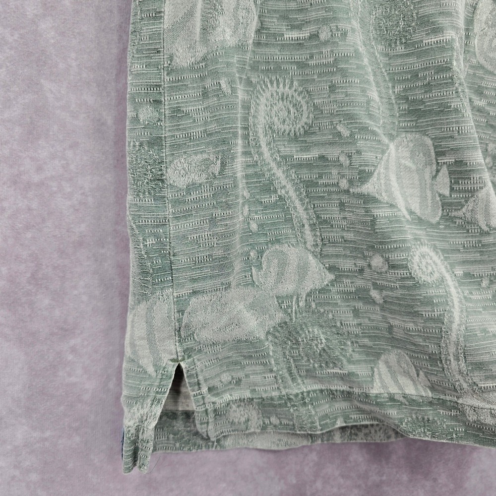Bermuda Bay Green Tropical Surf Island Vintage Cotton Relax Hawaiian Shirt XXL - Picture 11 of 13
